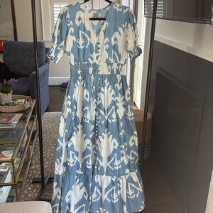 Beautiful Ikat long dress size medium